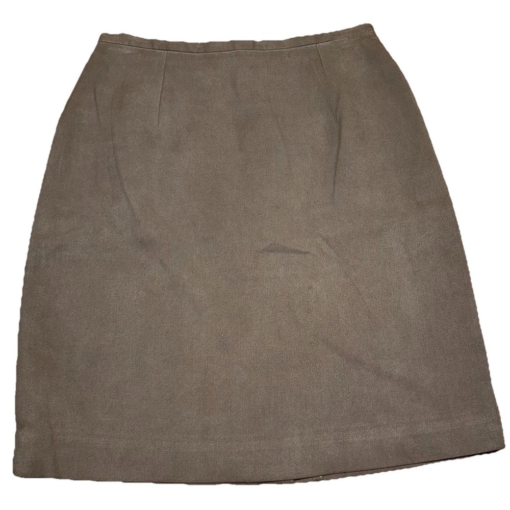 Vintage Y2K‎ Banana Republic 100% Silk Mini Skirt Lined Brown Pleated Women's 0